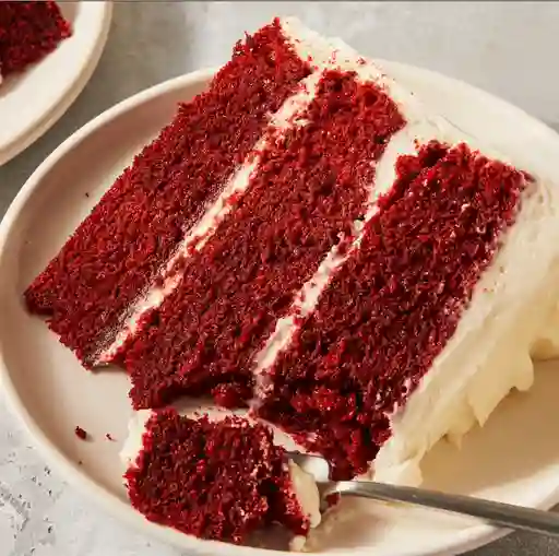 Porción de Torta de Red Velvet
