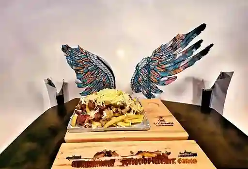 Salchipapa Mixta