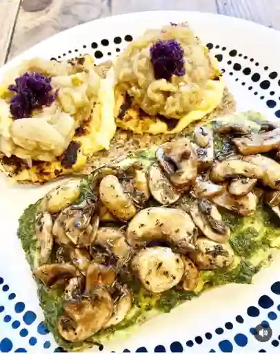 Sándwich de Hongos y Pesto