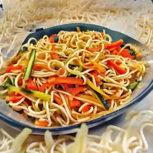 Espaguetti con Vegetales