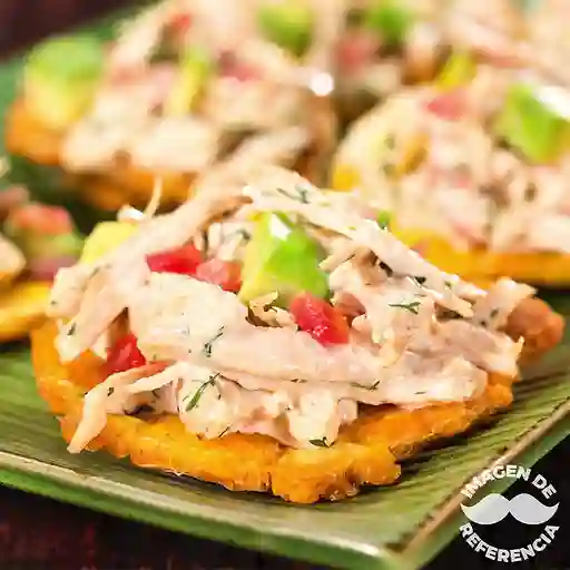 Patacón Pollo Desmechado
