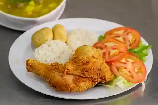 Bandeja con Pollo Asado