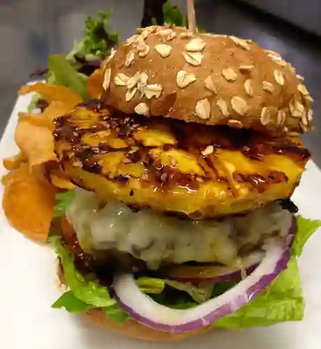 Hamburguesa Hawaiana