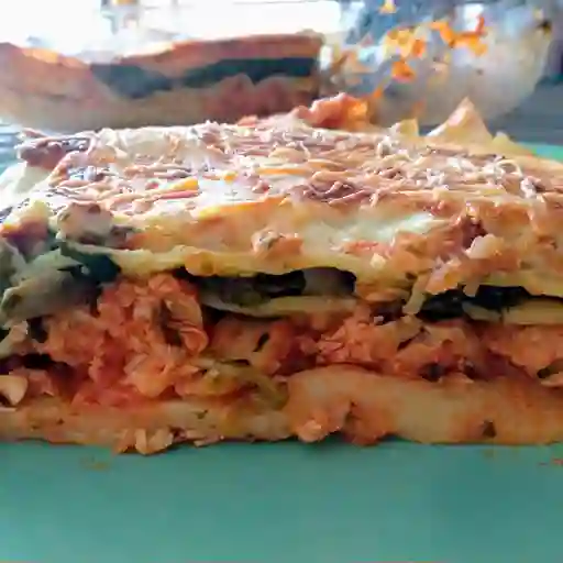 Lasagna Pollo Champiñón