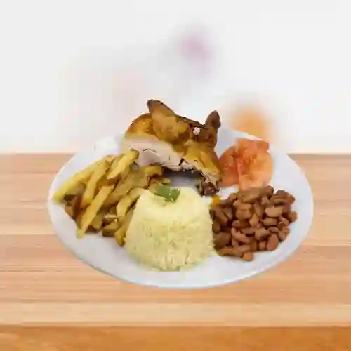 Almuerzo con Cuarto de Pollo