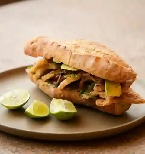 Torta de Chicharrón Campechano