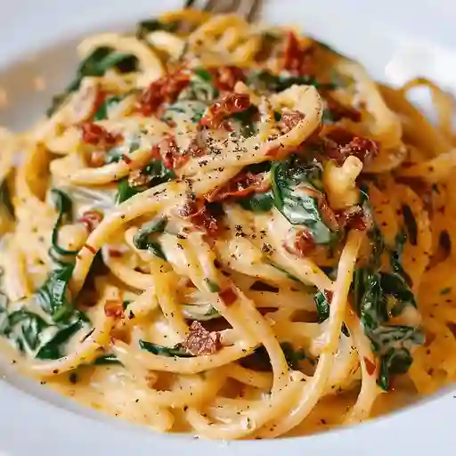 Pastas con Espinaca