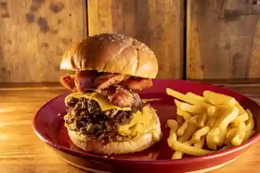 Tarantino Burger + Papas