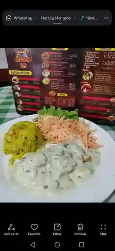 Chuleta con Champiñón