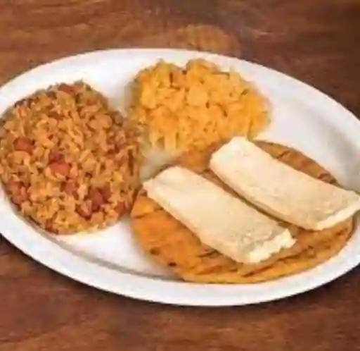 Arepa con Calentado