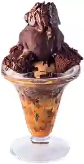 Copas con Helado Brownie/chips
