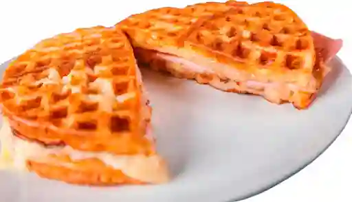 Waffles Jamón y Queso