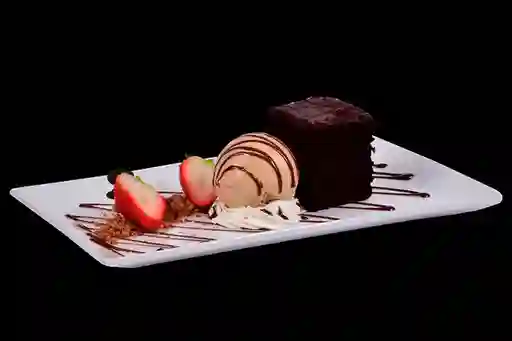 Brownie con Helado