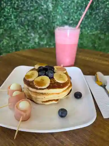 Waffles con Fruta