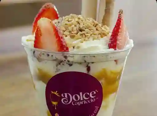 Fresas con Crema con Mani