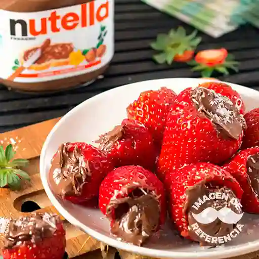 Fresas con Crema con Minichips