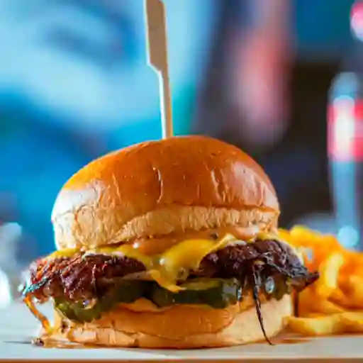 Hamburguesa Oklahoma Fried Onion