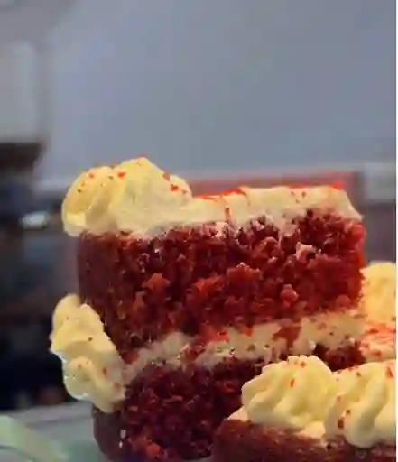 Porcion de Torta Redvelvet