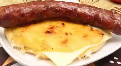 Arepa con Chorizo