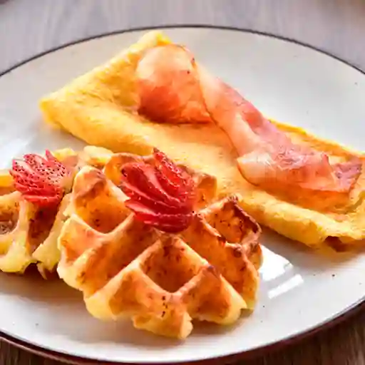 Waffles Dos Corazones