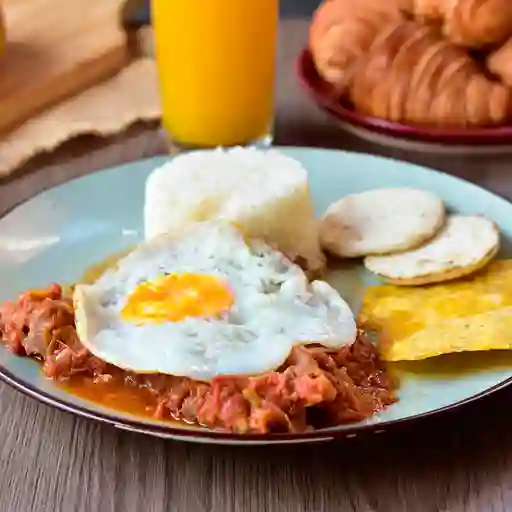 Bistec con Todo