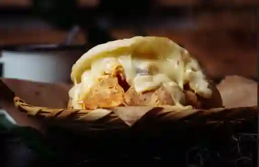 Arepa Carbonara