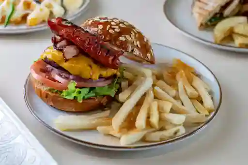 Hamburguesa Samoa con Chorizo