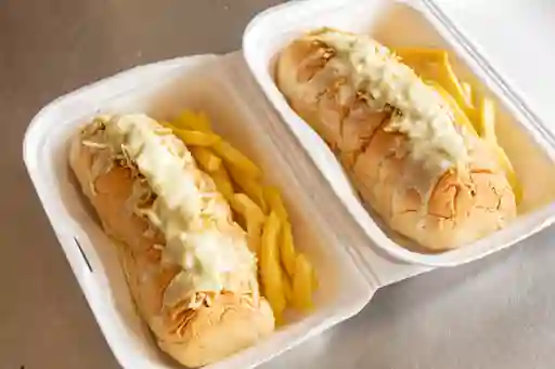 2 Perros Gratinados + 2 Francesas