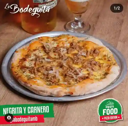 Pizza Negrita de Carnero
