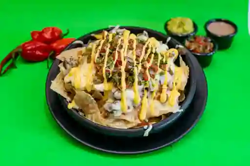 Super Nachos Chicharron y Res