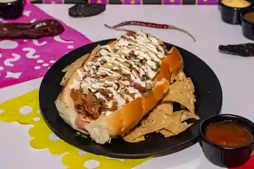 Hotdog con Caldo