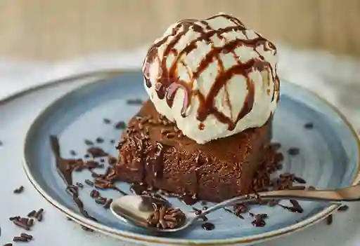 Helado Brownie Con Helado