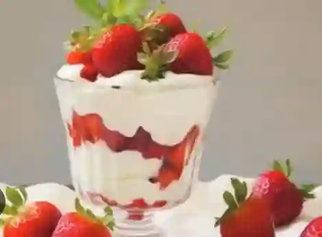 Fresas Con Crema Tradicional