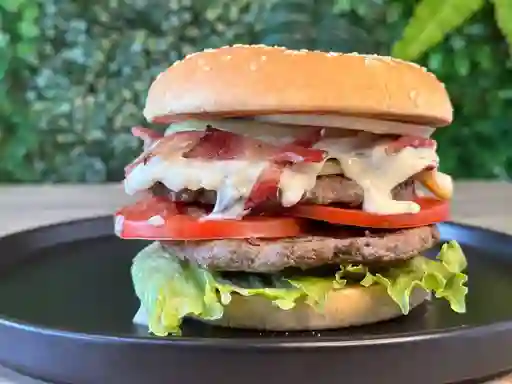Hamburguesa Pollo con Champiñones