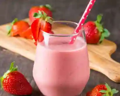 Malteada de Fresa