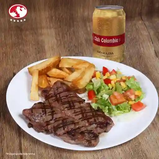 Churrasco + Club Colombia