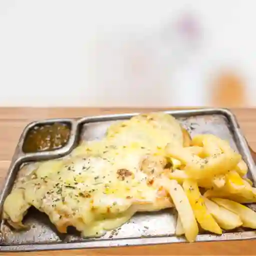 Filete Gratinado Pollo O Cerdo