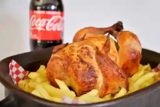 Combo 1 pollo asado y gaseosa 1.5 lt