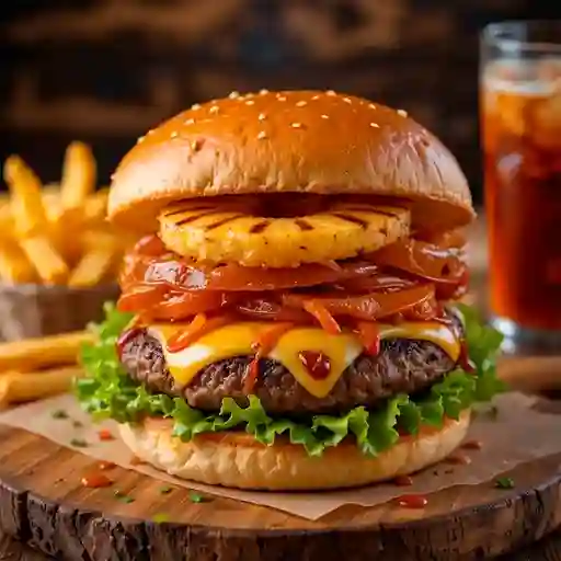 Hamburguesa Hawaiana