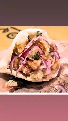 Arepa Ceviche de Chicharron