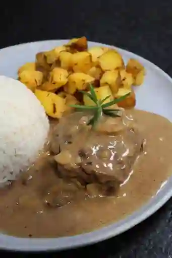 Lomo de Cerdo en Salsa de Champiñones