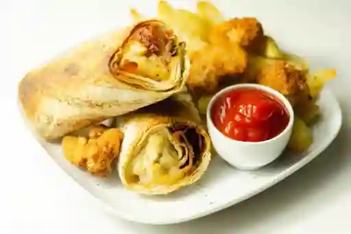 Burrito Tociburro y Nuggets Rellenos