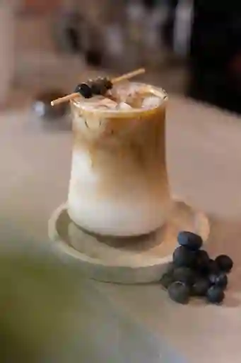 Blueberry Iced Latte 12 Oz