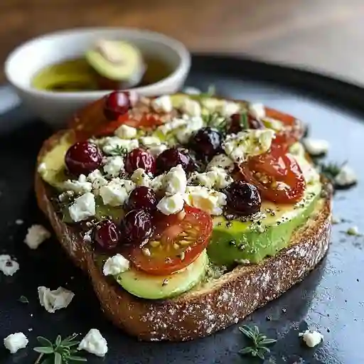 Tartine Aguacate y Queso Feta