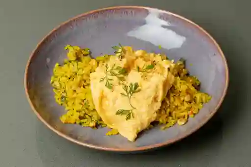 Calentado Arroz Amarillo