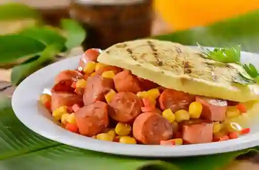 Arepas de Salchicha