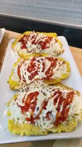 Patacon Jamón y Queso