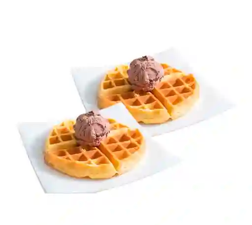 Promo 2 X1 Waffle Con Helado