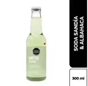 Soda Hatsu Sandía & Albahaca 300ml