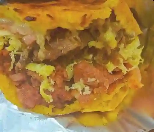 Arepa Carbonara